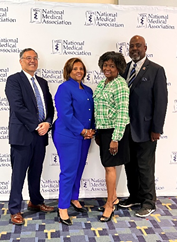 Len Marquez, Sheila Pradia-Williams, Niva Lubin-Johnson, and Cedric Bright.