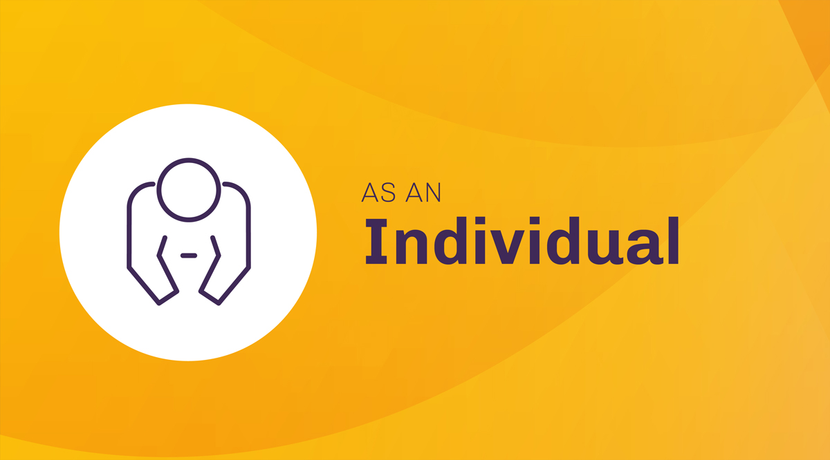 As an individual