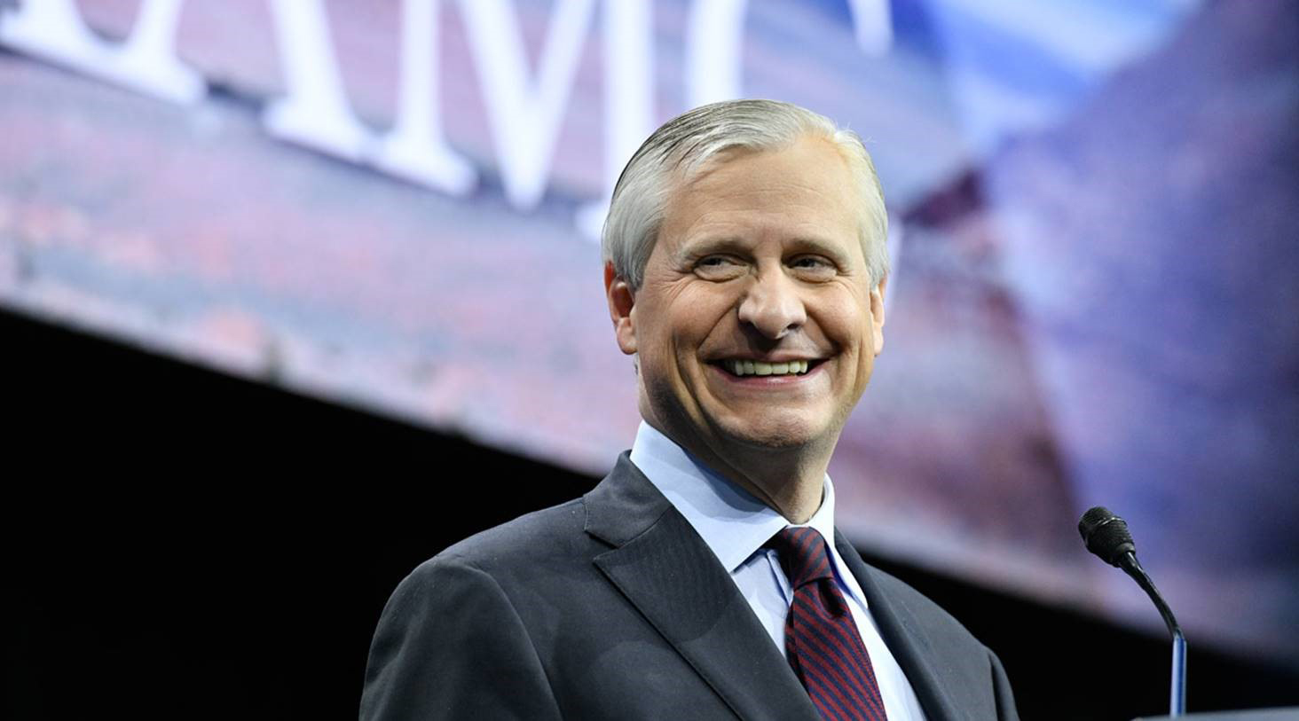 Presidential historian Jon Meacham speaks at Learn Serve Lead 2019