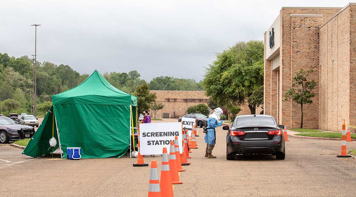 The University of Mississippi Medical Center has collaborated with the state department of health to run nearly 50 COVID-19 testing sites in rural communities