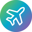 An airplane icon