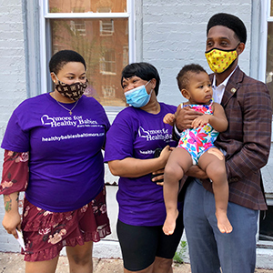B’more for Healthy Babies Upton/Druid Heights provides prenatal education, support groups, and other services to participants in Baltimore, Maryland.