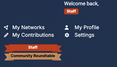 AAMC Virtual Community dashboard