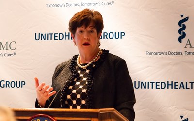 Mary Jo Jerde, MBA, BSN, RN, FAAN, senior vice president, Center for Clinician Advancement, UnitedHealth Group Mary Jo Jerde, MBA, BSN, RN, FAAN