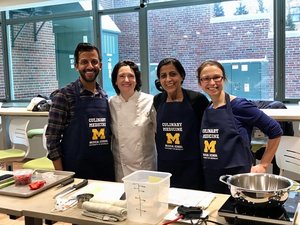 group of culinary medicine students