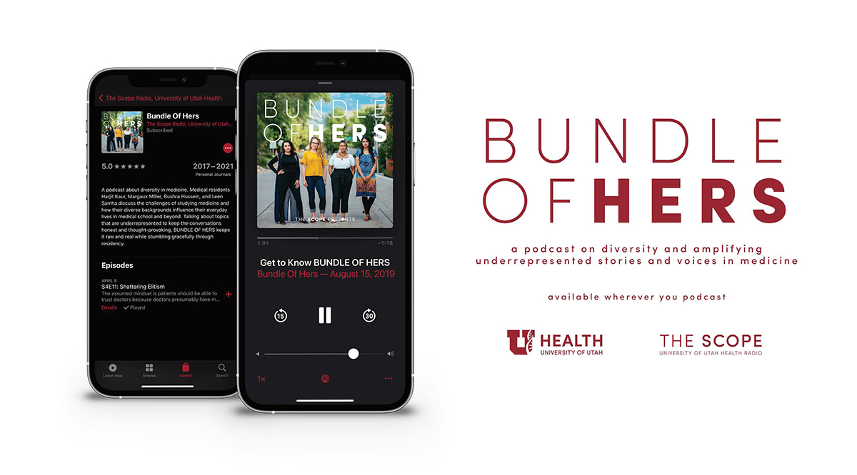 Bundle of Hers: a podcast on diversity and amplifying underrepresented stories and voices in medicine. It is available wherever you listen to podcast.