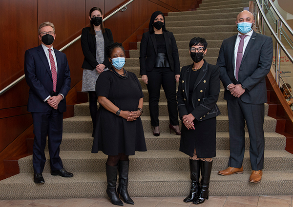 Stacie J. Newton, DeAnna Minus-Vincent, Michael Knecht, Sean D. Baptiste, Jennifer Kunselman, and Diana Bellamy; Not pictured: Yee Lam