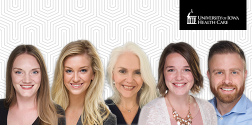Hailee Talbot, Emily Strattan, Jackie Kleppe, Elizabeth VanCamp, and Jesse Wallace