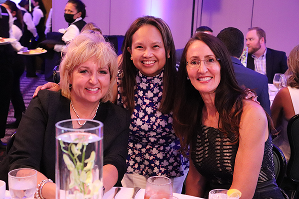 Judy Bernas, Maricar Estrella, and Amy Estes