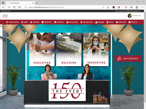 The NEXT 150 The Campaign for Maine Medical Center Public Launch Event website