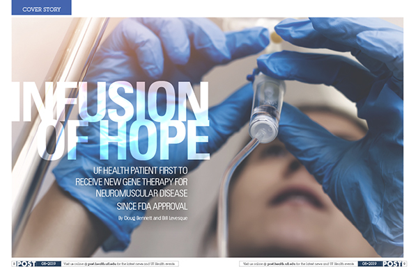 Infusion of Hope UF Health patient first to receive new gene therapy for neuromuscular disease since FDA approval