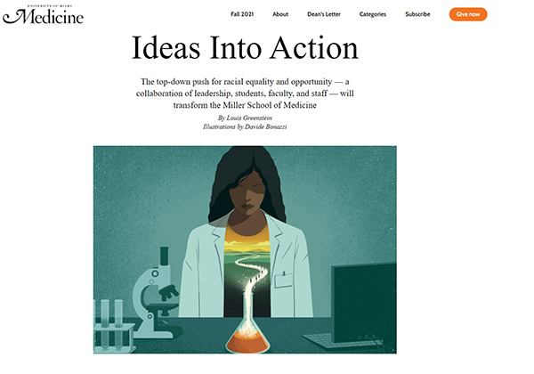 University of Miami Medicine Magazine Spring 2021 - Ideas into Action
