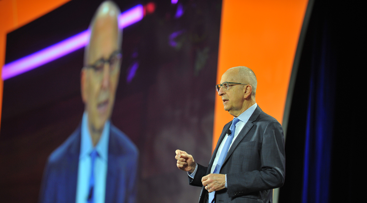 AAMC President and CEO David J. Skorton, MD, speaks during Learn Serve Lead 2022