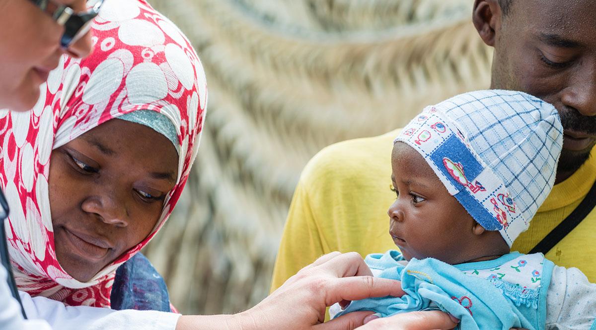 two patients and a global health worker