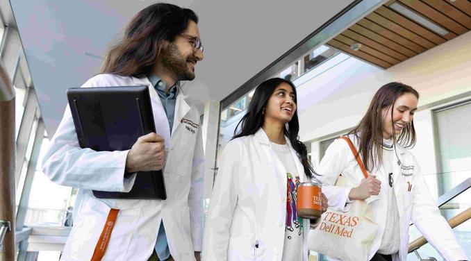 Three students Texas Dell homepage