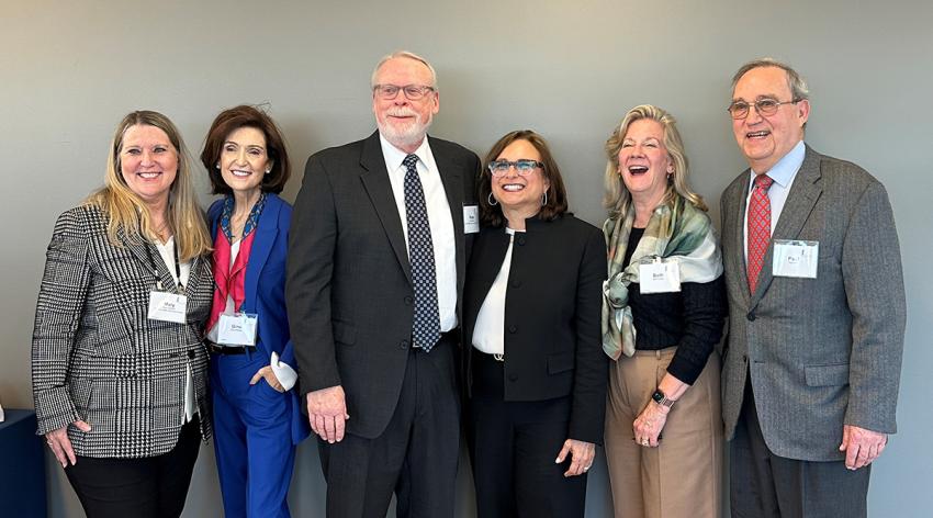 (L-R): Mary Edwards, Gina Petredis, Russ Molloy, Deborah Kallick, Beth Felder, Paul Vick.