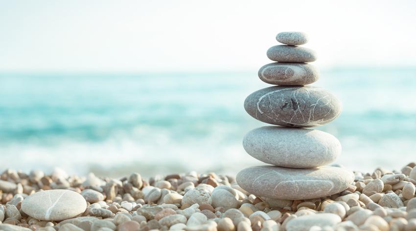 Pebble on beach