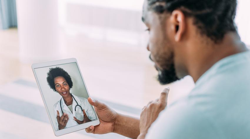 Video call with doctor